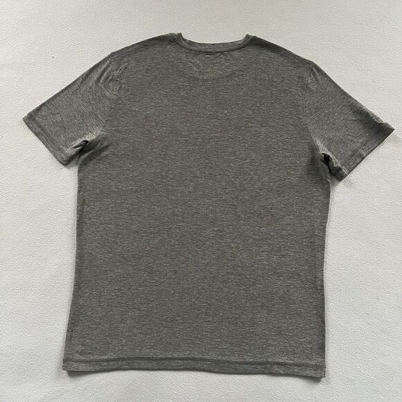Vuori Men Solid Gray Strato Tech Tee Short Sleeve Performance Crew Shirt V126 S - Picture 6 of 6